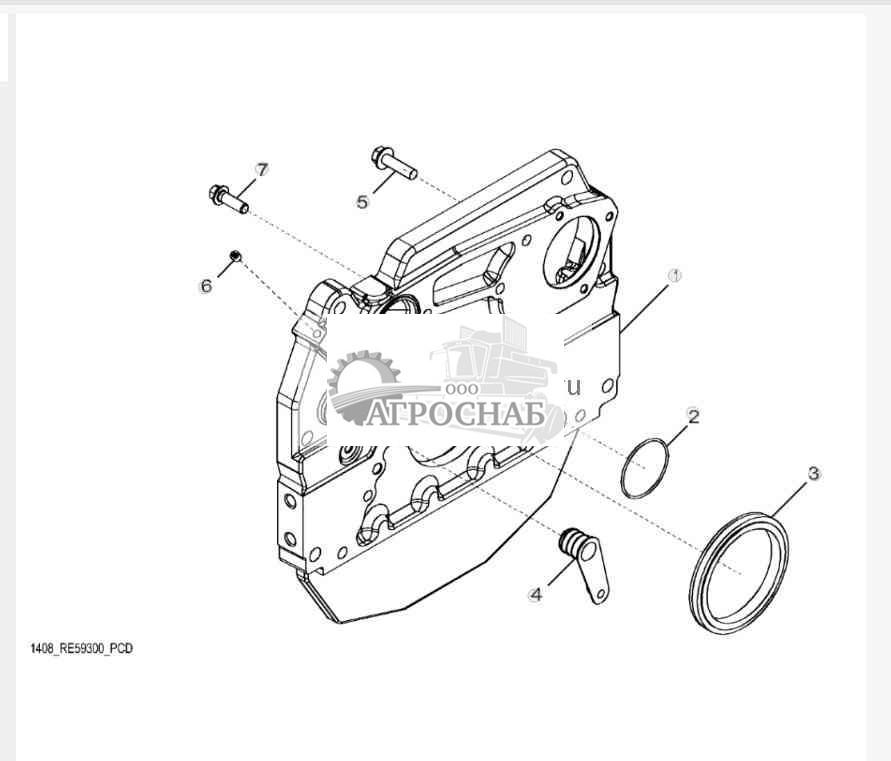1408 Корпус маховика 